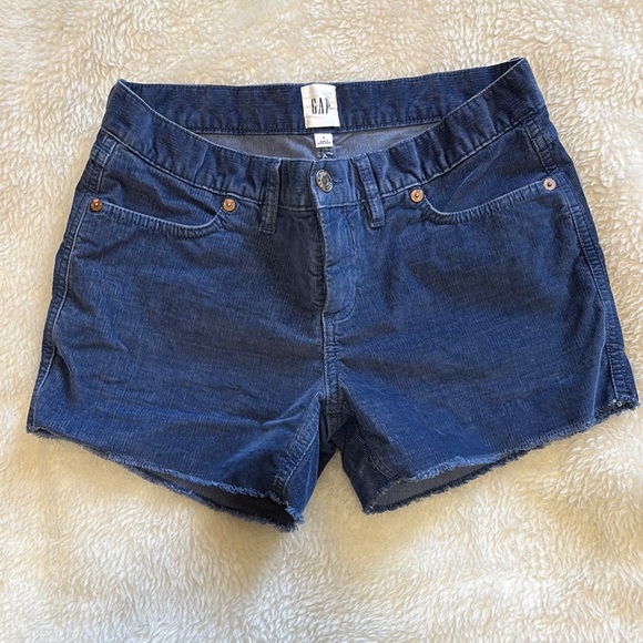 GAP Pants - GAP Women's Blue Cordoroy shorts